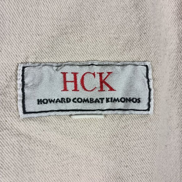 Howard Combat Kimonos HCK Martial Arts Pants Size 4 Unbleached Canvas Waist Tie - Picture 3 of 8